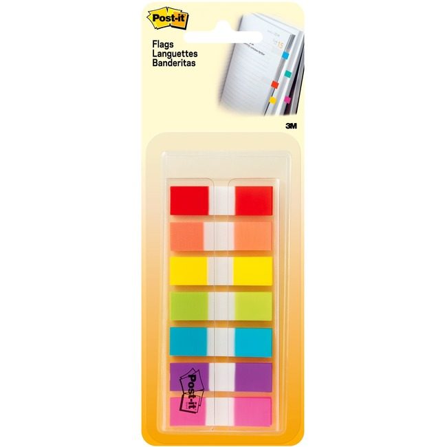 3M Company Flags Slfadhsv Assorted 189 Count MMM6837CF