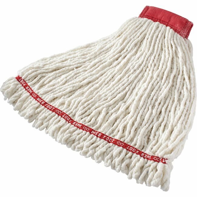 Rubbermaid Commercial Products Mop Wet Blnd 24OZ 5"HB We RCPA253WHI