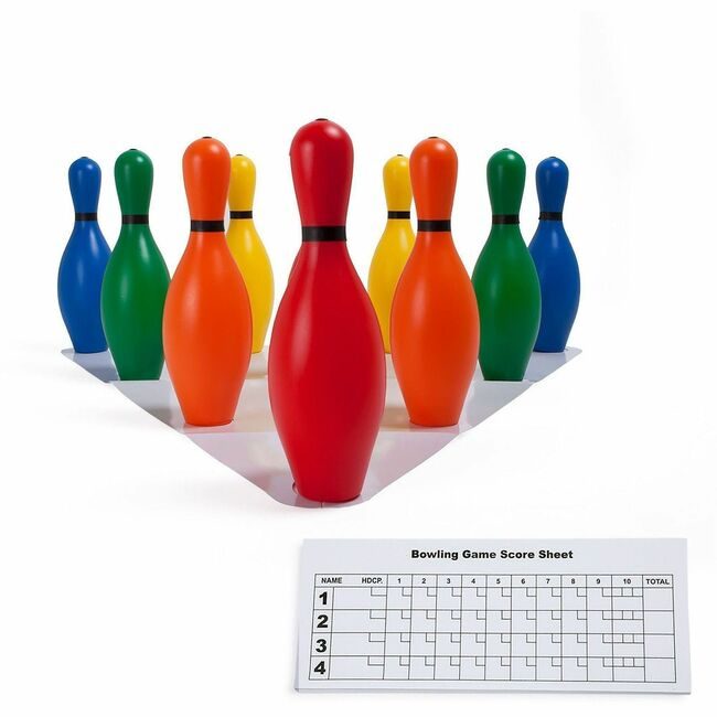 Champion Sports Bowling Pin Plastic St CSIBP10CLR