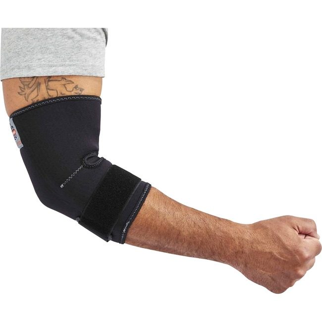 Ergodyne Elbow Sleeve W/ Strap M Black EGO16583