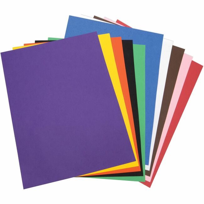 Pacon Corporation Paper Const 18X24 Assorted 50SH PAC103095