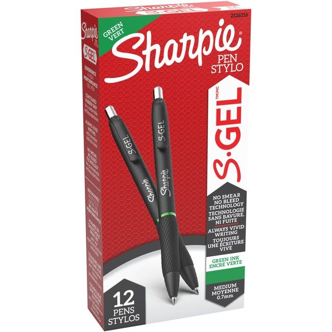 Sharpie / Expo / Prismacolor / Sanford Newell Brands / Sanford Sharpie / Expo / Prismacolor / Pen S-Gel 0.7MM Dz Green SAN2126216
