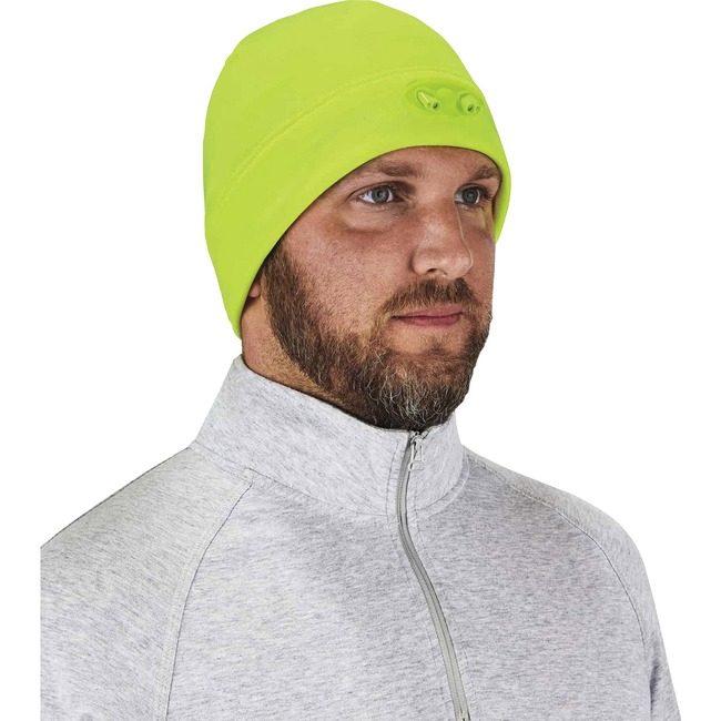 Ergodyne Beanie Hat With Lights Lime EGO16802