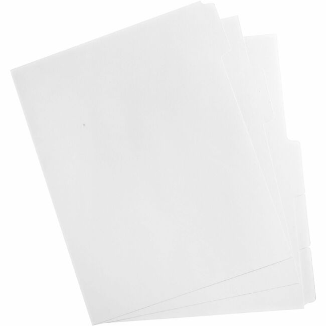 Business Source Tabs Print-On Unpunched BSN02076