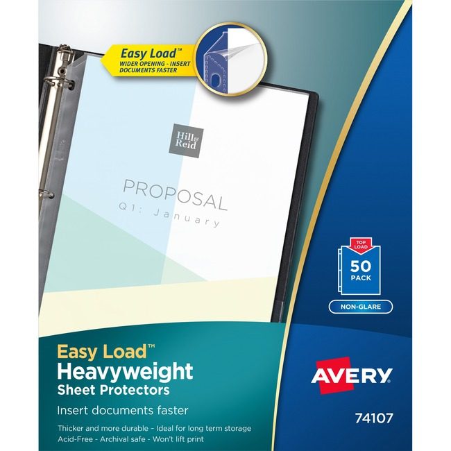 Avery Products Corporation Protector Sheet Nongl Hvywt AVE74107