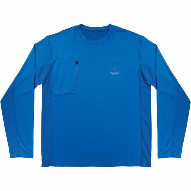 Ergodyne Shirt Sun Cooling Blue XL EGO12155