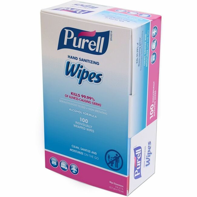 GOJO Industries Wipes Sanitizing Hand Purel GOJ9022-10