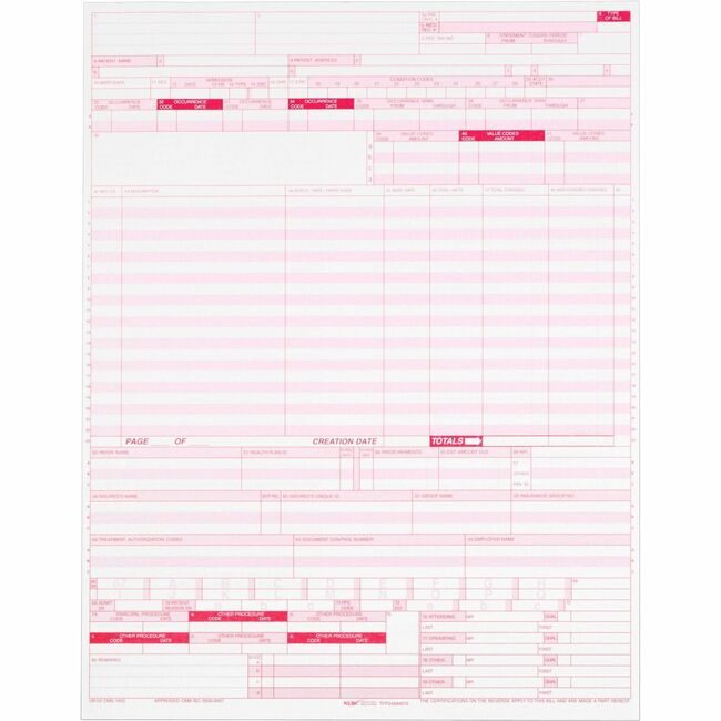 TOPS Products Form UB-04 1PART LASER TOP59870R