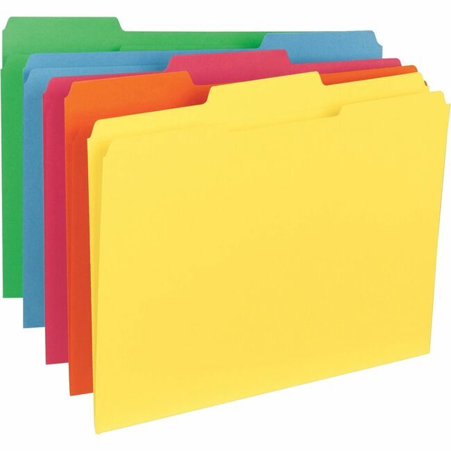 Business Source Folder File Letter 1/3 Assorted BSN21274
