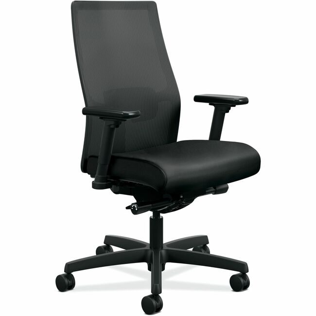 The HON Company Chair Midbck Adjarm Black HONI2M2BMLU10TK