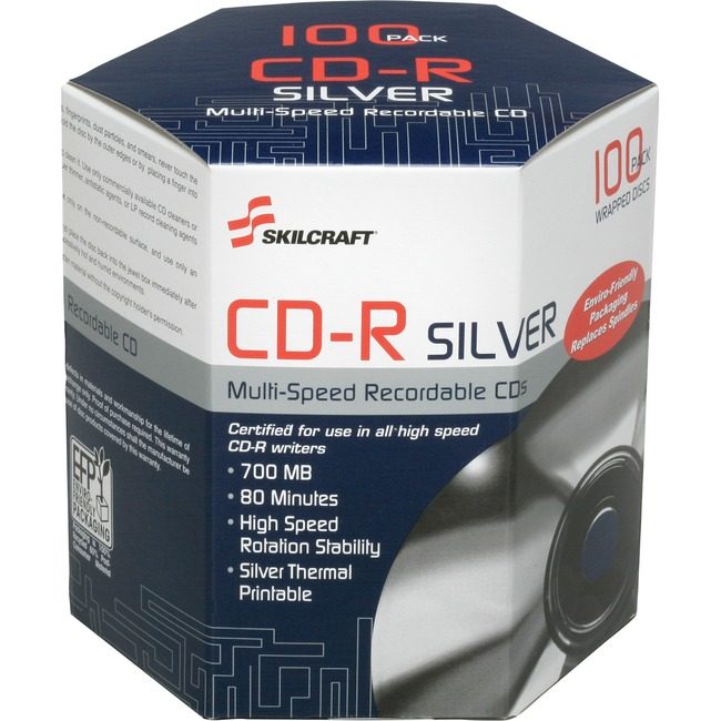 Varies / verify SKU SKU-LEVEL VERIFICATION REQUIRED Spindle Cd-R Print 100 Pack NSN6582773
