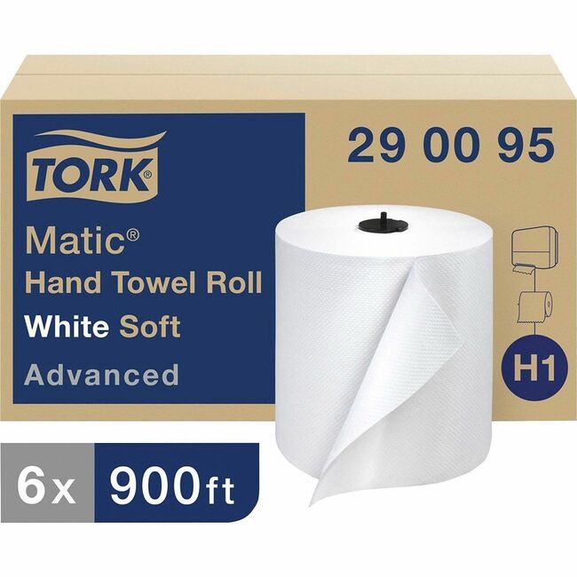 Essity Tork Towel Advcd Roll 900 White TRK290095