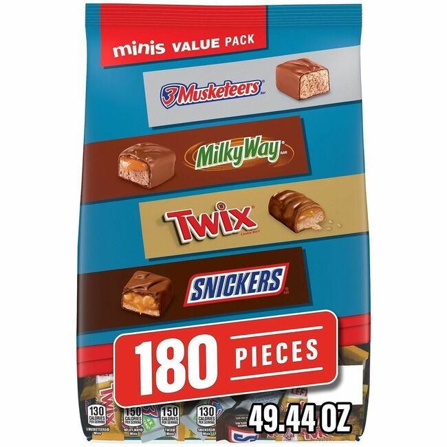 Varies / verify SKU SKU-LEVEL VERIFICATION REQUIRED Candy Mars Minis 180 Count GRR22002451