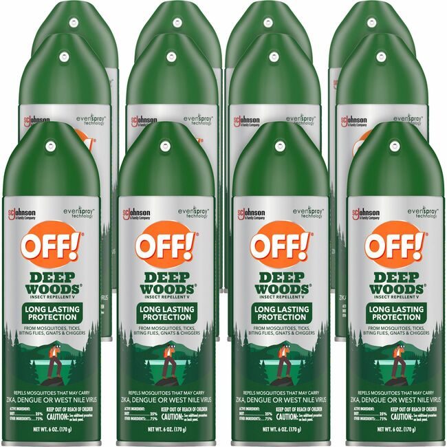 SC Johnson Professional Repellant Insect Spray 12 Count SJN354266