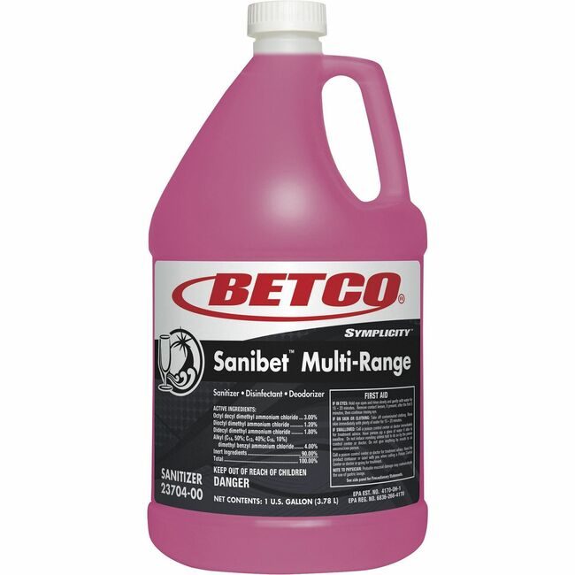 Betco Corporation Sanitizer Multi-Range BET23704-00