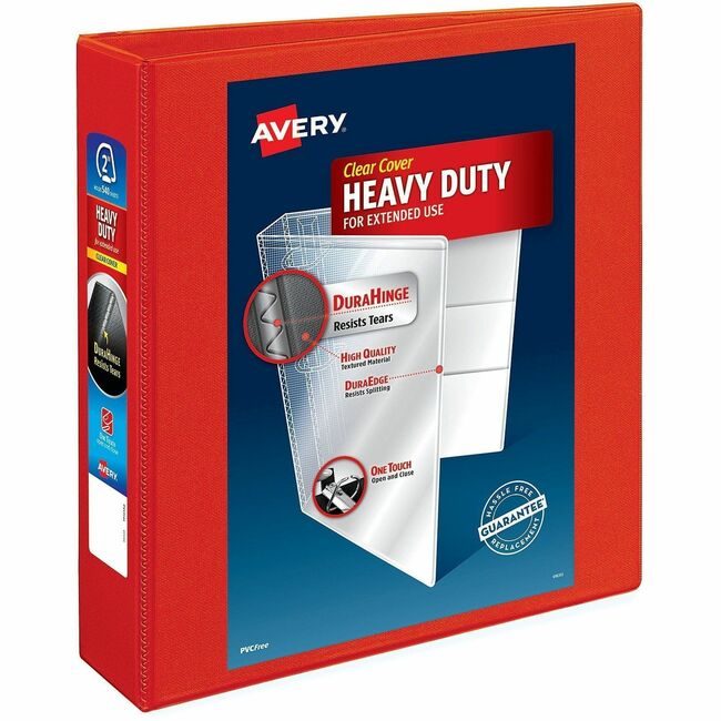 Avery Products Corporation Binder View Hd Ezd 2" Red AVE79225CT