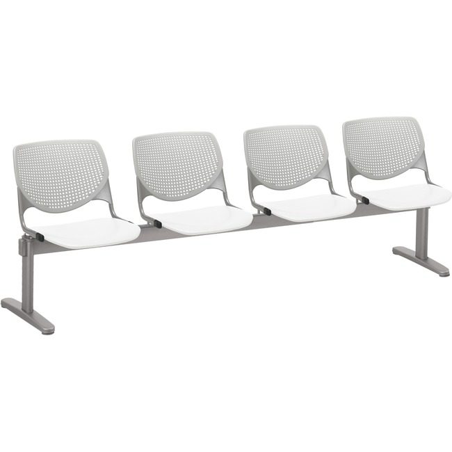 KFI Seating Beamseat 4SEAT Gray/White KFI2300BEAM4138