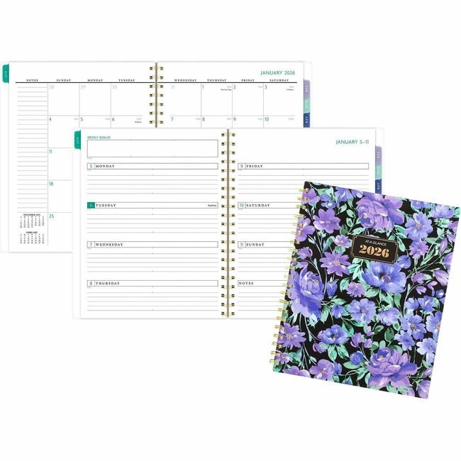 ACCO Brands AT-A-GLANCE Planner Badge Wm Large Floral AAG1753F905