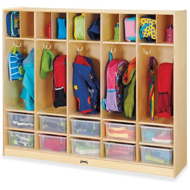Jonti-Craft, Inc. Organizer Locker Clear Tubs JNT26858JC