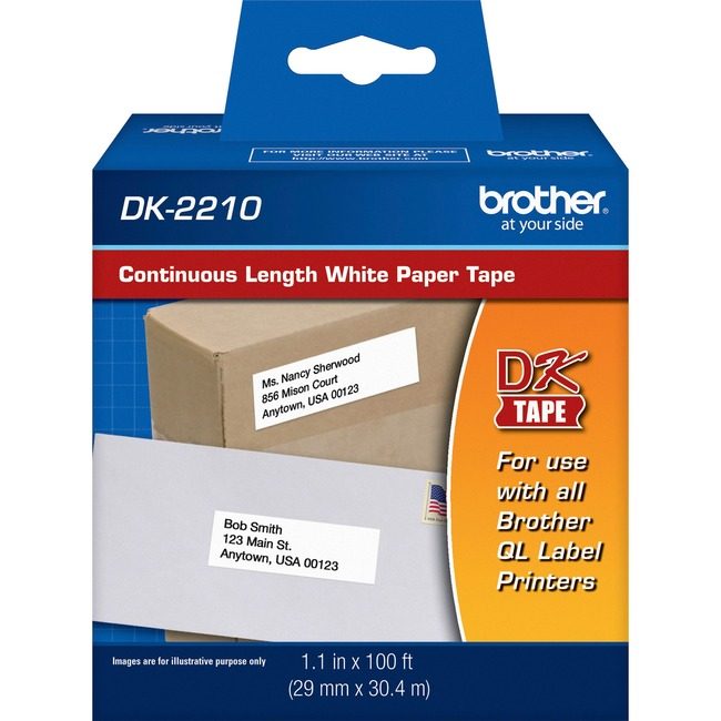 Brother International Paper Roll Continuous We BRTDK2210