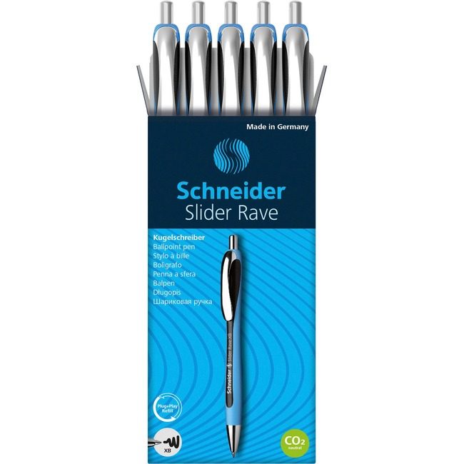 Dominion Blueline, Inc. Schneider Vizz Pen Rave Ballpoint 1.4MM Black RED132501