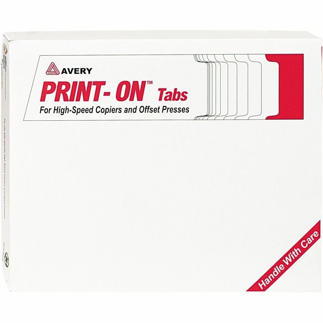 Avery Products Corporation Tabs Print-On 3-HOLE PUNCHD AVE20416