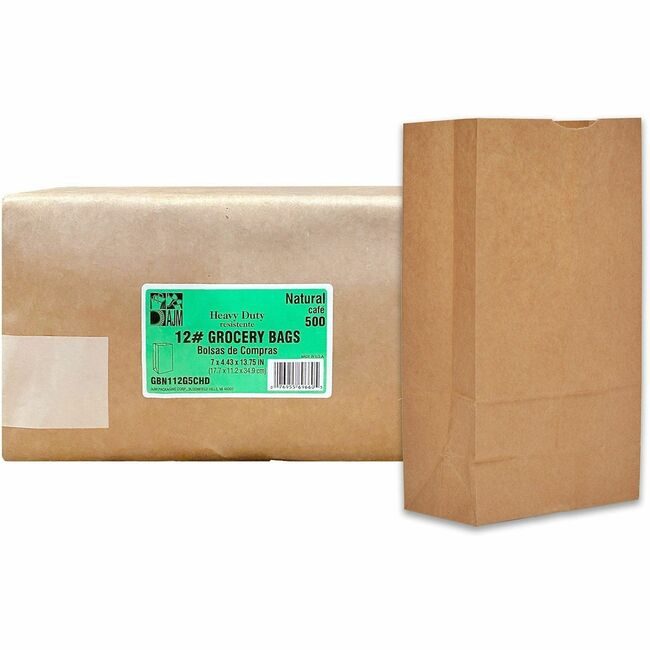 AJM Packaging Corporation Bag Paper 12# Hd AJMGBN112G5CHDE