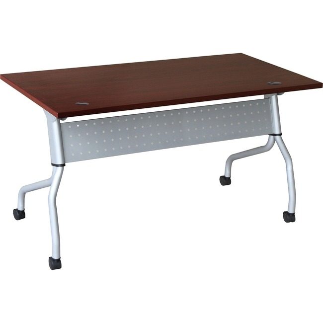 Lorell Table Trn Flip 60X24 Sl/My LLR60717
