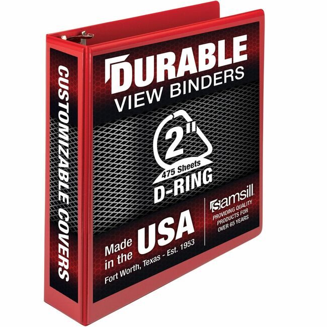 Samsill Binder Dur Vw 2"DR Red SAM16463