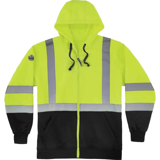 Ergodyne Sweatshirt Hooded XL Lime EGO21845
