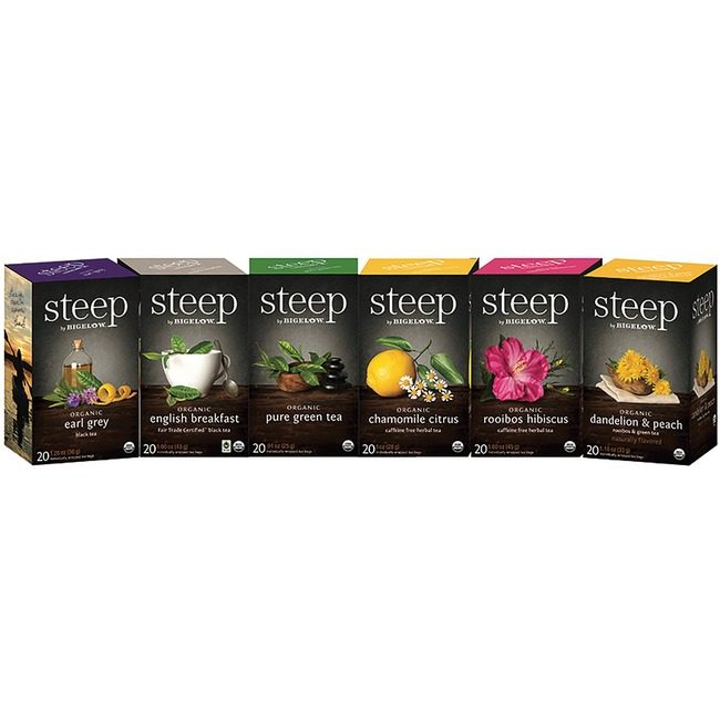 Bigelow Tea Organic Steep Assorted BTC27777