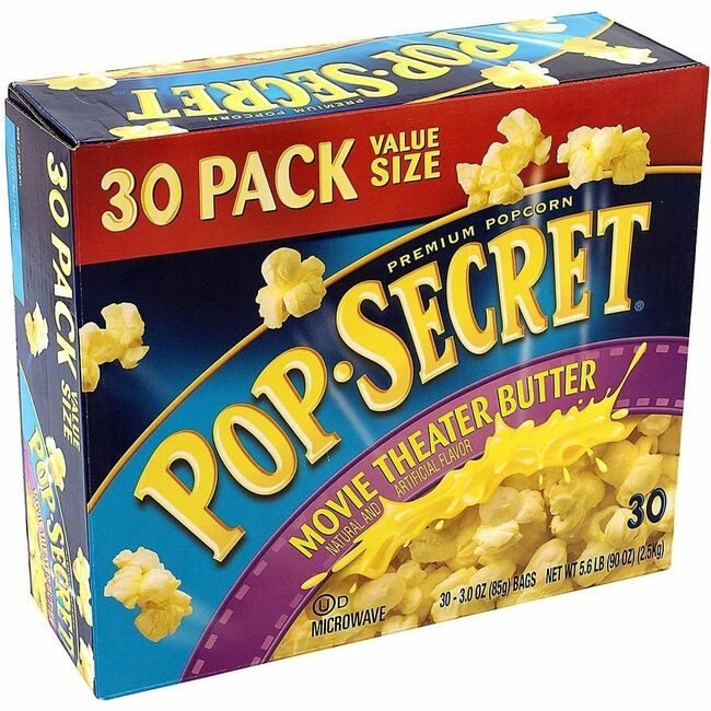 Varies / verify SKU SKU-LEVEL VERIFICATION REQUIRED Food Popcorn Movie 30 Count GRR22000633