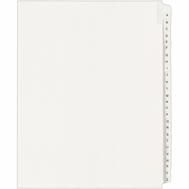 Avery Products Corporation Dividers Index Sidetab A-Z AVE01700