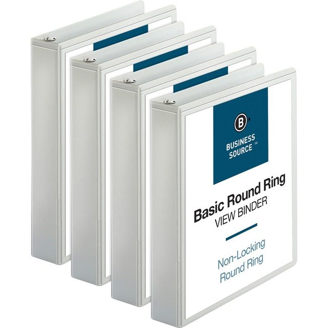 Business Source Binder View Round 1.5" We BSN09955BD