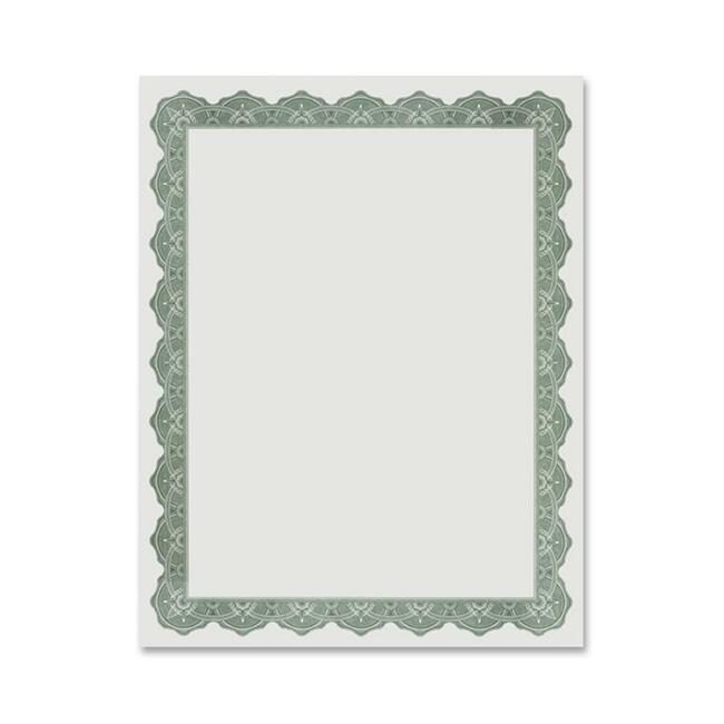 Geographics Certificate Premium 25 Pack Green GEO39452