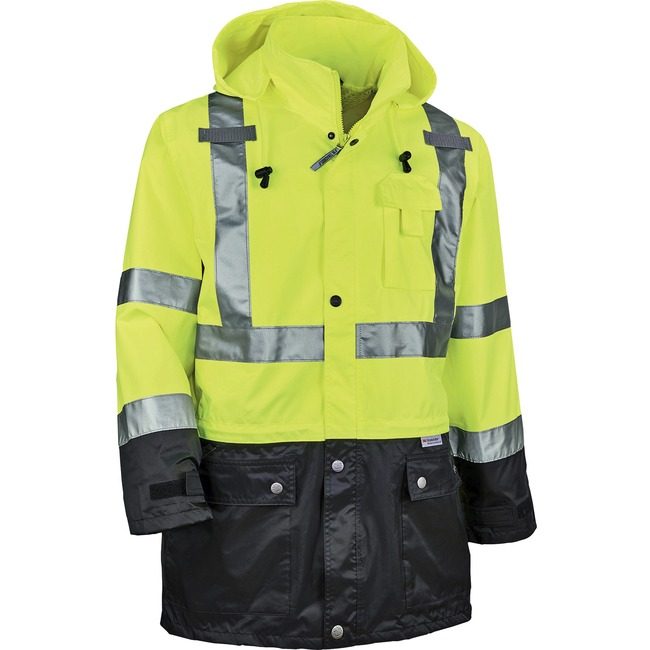 Ergodyne Rain Jacket 4X Lime EGO25328