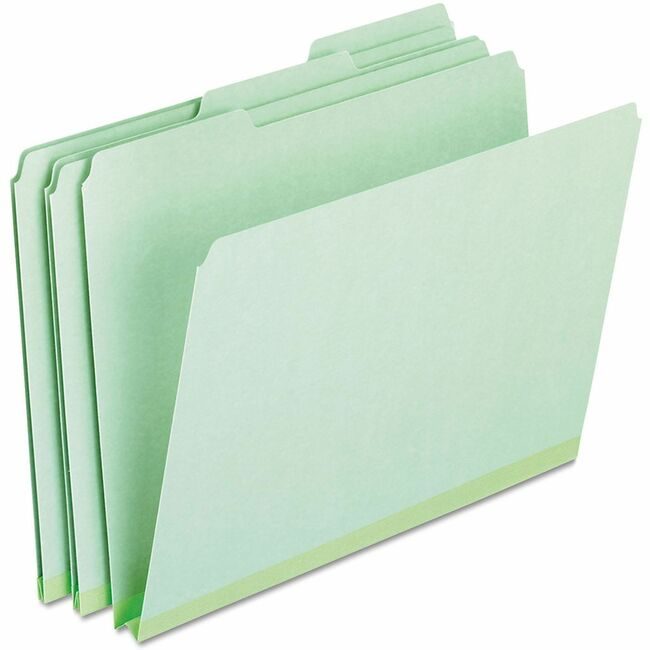 Pendaflex Folders Green Prsbd Letter 1/3TB PFX17167