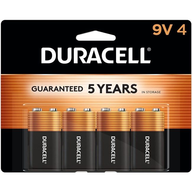 Duracell Battery Alka 9V 4 DURMN16RT4ZCT