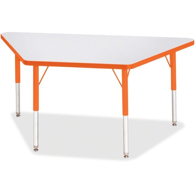 Jonti-Craft, Inc. Table Trapezoid 24X48 Gy/Oe JNT6438JCE114