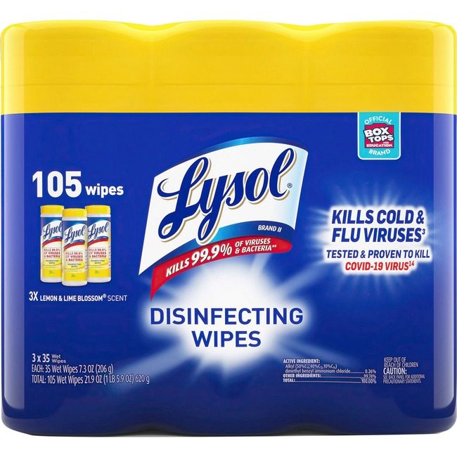Reckitt Lysol / Resolve / Air Wick / Easy-Off / product-specific Wipe Disinf Ll 35CT-3PK RAC82159