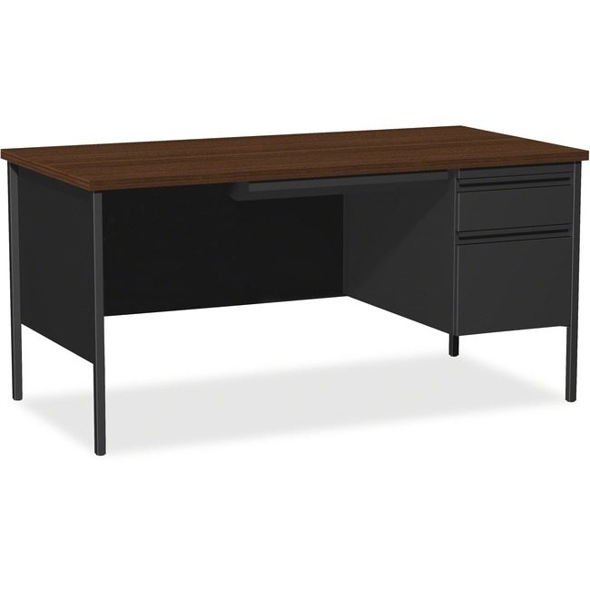 Lorell Desk Rh Ped 66X30X29.5 Bkwt LLR66905