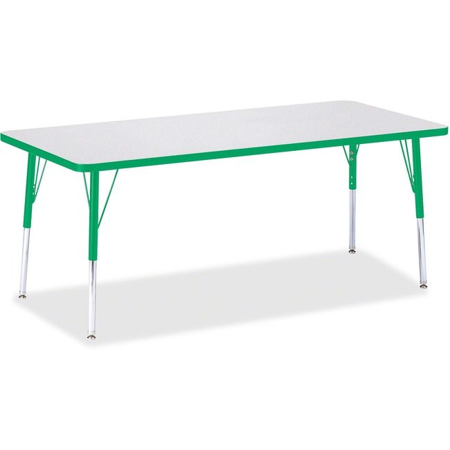 Jonti-Craft, Inc. Table Rectangle 30X72 Gy/Gn JNT6413JCE119