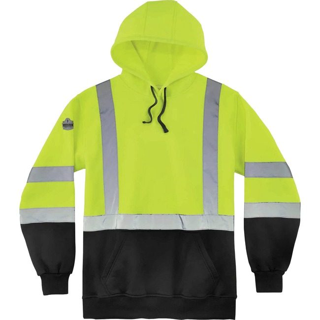 Ergodyne Sweatshirt Hooded 5X Lime EGO21889