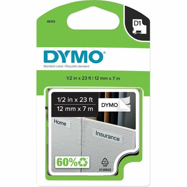 Newell Brands DYMO Cartridge Tape 1/2" Removable DYM45113