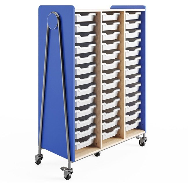 Safco Products Storage Mobile 60IN Blue SAF3932SBU