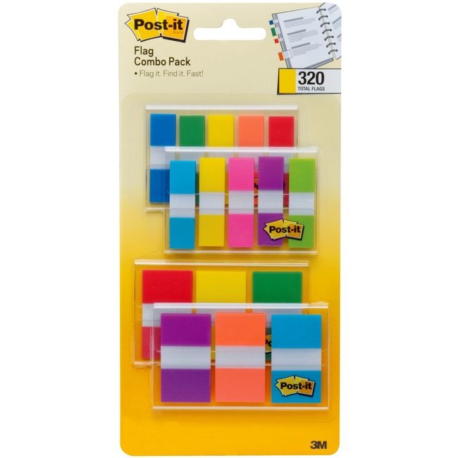 3M Company Flags Valupk 1"&1/2" Assorted MMM683XL1
