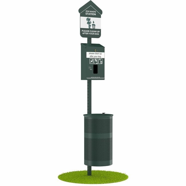 GRITT Commercial Furloo Pet Waste Station Header GRIFLO1HSG