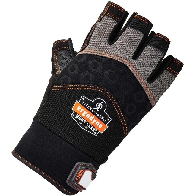 Ergodyne Half-Finger Gloves 2X Black EGO17696