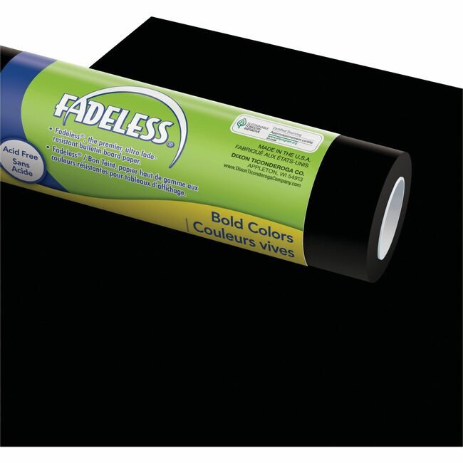 Pacon Corporation Paper Rl Fadelss 48"X50 Black PAC57305