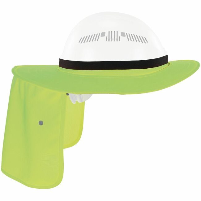 Ergodyne Shade Neck Hard Hat Lime EGO12721